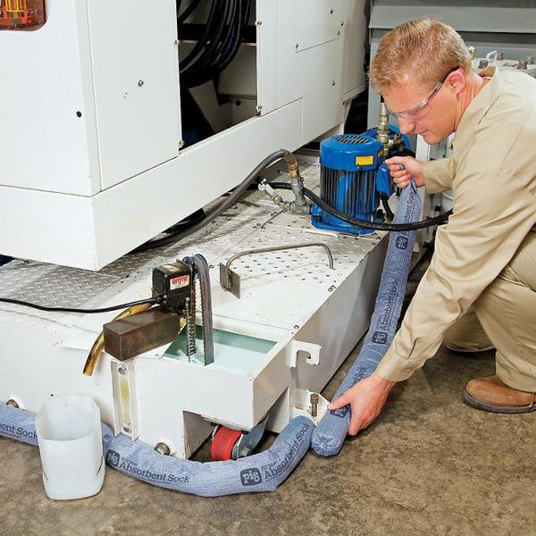 BLUE absorbent socks - 8x122 cm. - Box 40 pcs.