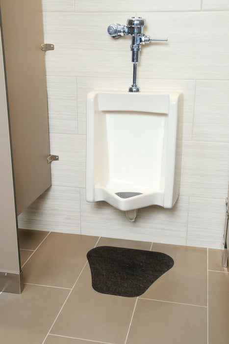 PIG® Grippy® Adhesive Backed Urinal Mats 46cm x 43cm - 6 pcs.