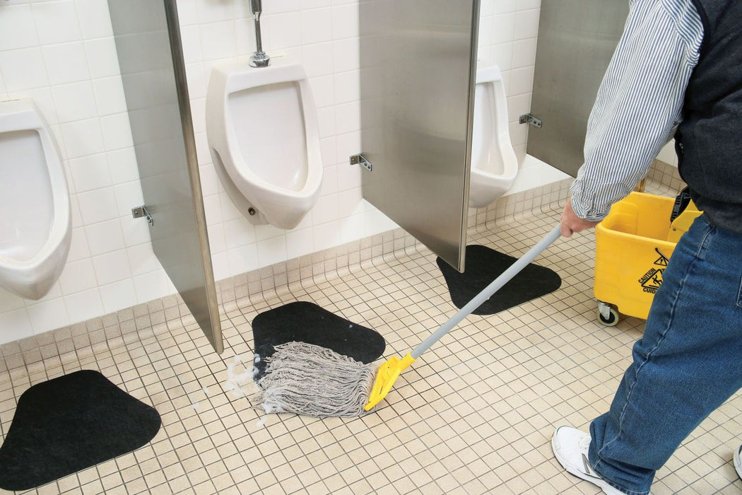 PIG® Grippy® Adhesive Backed Urinal Mats 46cm x 43cm - 36 pcs.