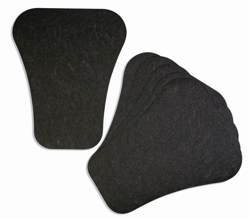 PIG® Urinal Mats with adhesive bottom for bathroom 60 cm x 48 cm - 6 pcs.