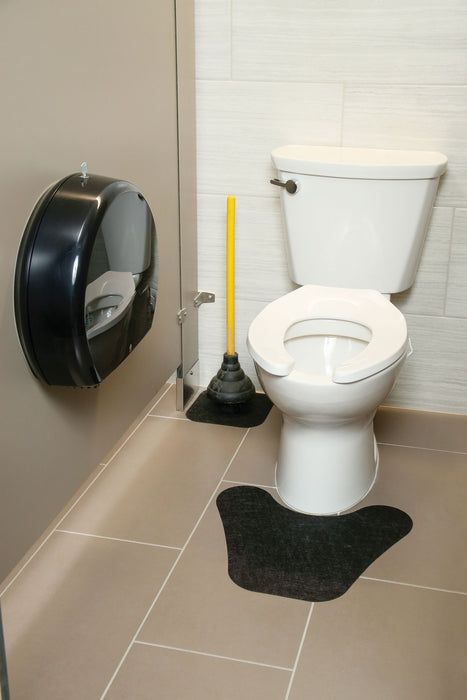 PIG® Grippy® Adhesive Backed Urinal Mats 46cm x 39.5cm - 6 pcs.