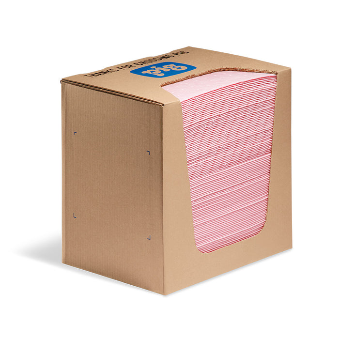 PIG® HazMat Tampone assorbente per prodotti chimici - Pesante (25 cm x 33 cm)