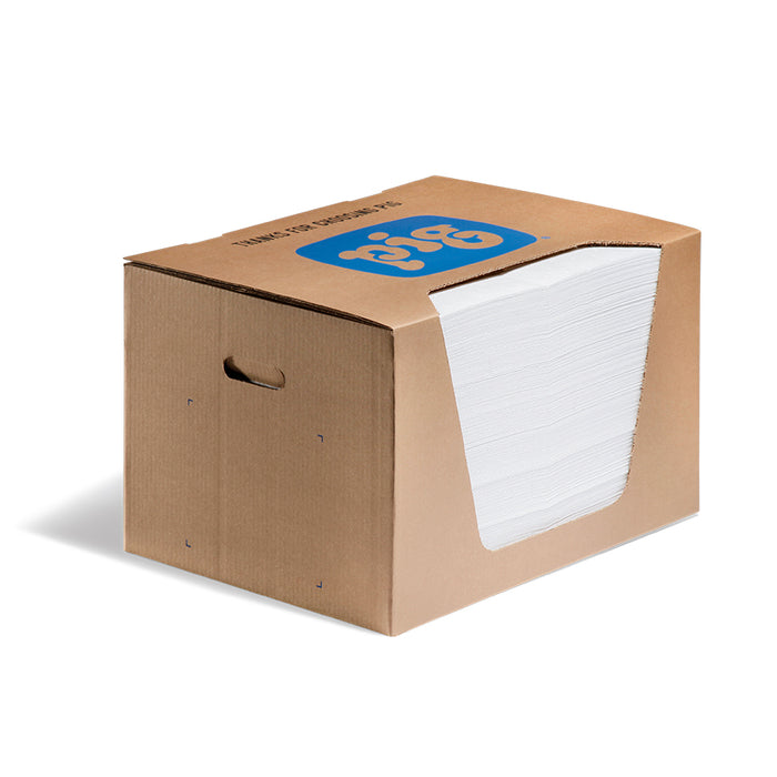 Tamponi PIG® Oil-Only - Leggero 38 cm x 51 cm c/dispenser