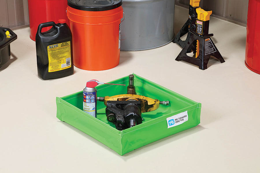 PIG® Collapsible Containment Basin - 46cm x 46cm x h. 12cm