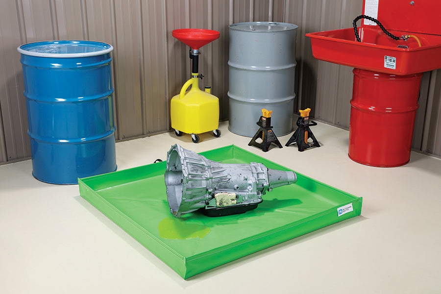 PIG® Collapsible Containment Basin - 122cm x 122cm x h. 12cm