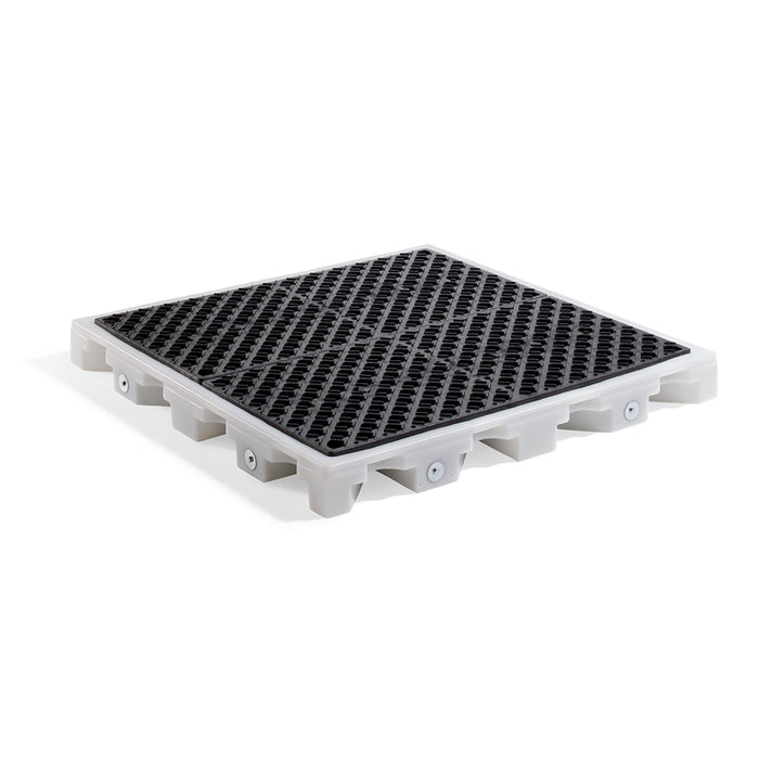 Pallet di contenimento modulare antisversamenti PIG® Poly - 4 fusti