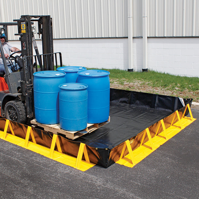 Sistema di contenimento PIG® Collapse-a-tainer® - Grande 305 cm x 305 cm x 30 cm