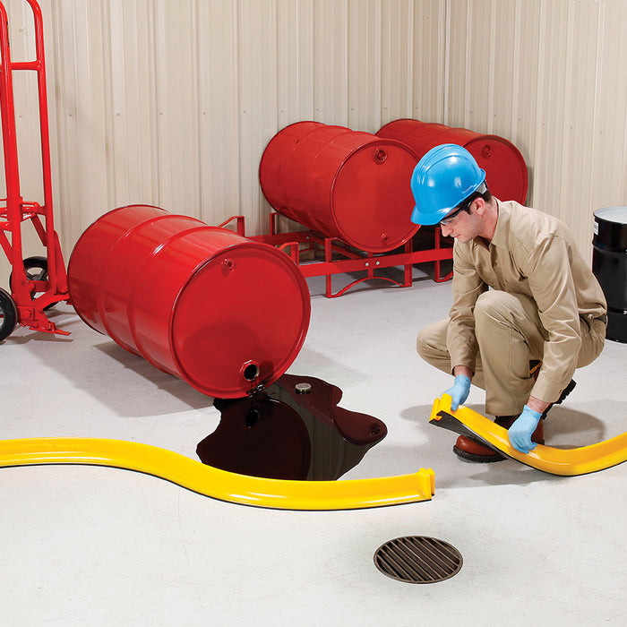 PIG SpillBlocker YELLOW Banks - 9cm L x 152cm W x 7.6cm H