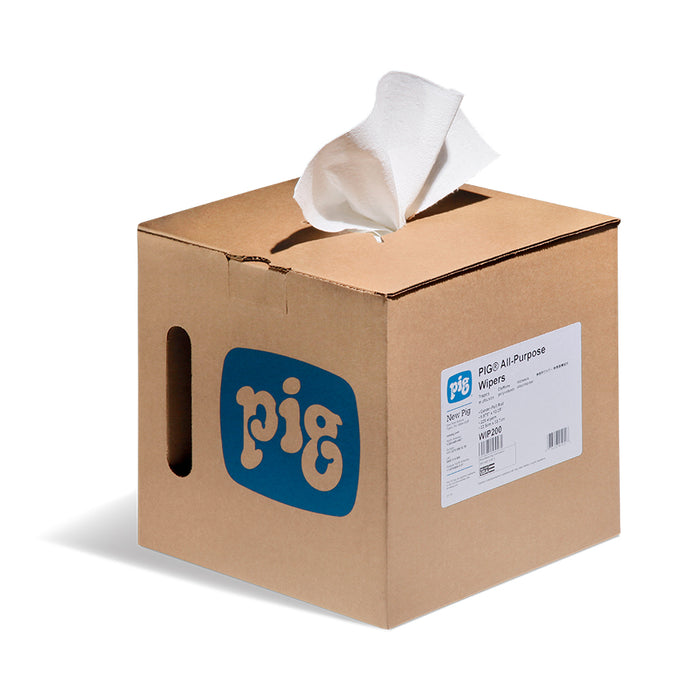 PIG® Multipurpose Absorbent Cloths 24x41cm - Dispenser Box - 75 pcs. - 12 boxes