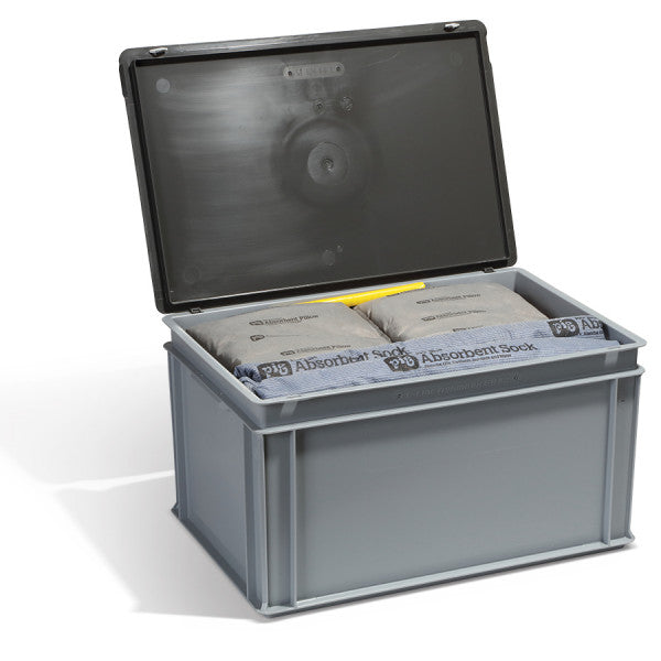 PIG® Universal Spill Control Kit in Euronorm Box - 60cm W x 40cm x 23.5cm H