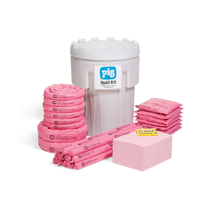 PIG Spill Replacement Kit in 360 Liter High Visibility HAZ-MAT Containers