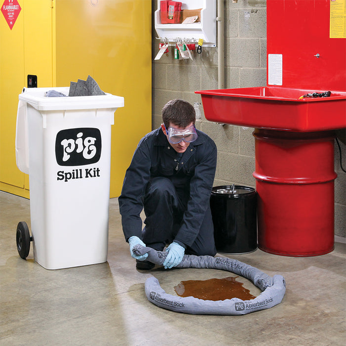 PIG® kit in small mobile container