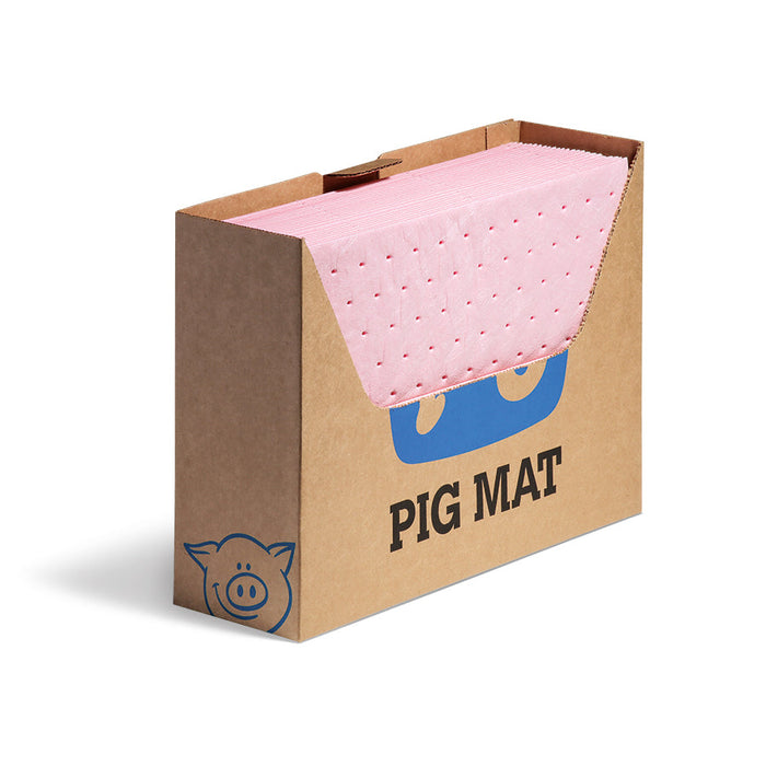 PIG® HazMat Chemical Absorbent Pad - Heavy (38cm x 51cm) without Dispenser 