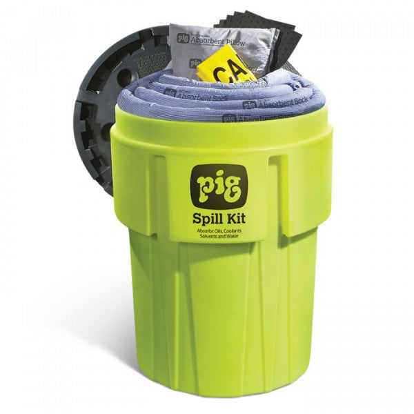 Refill for OIL Spill Kit - PIG® in 360 liter high visibility container