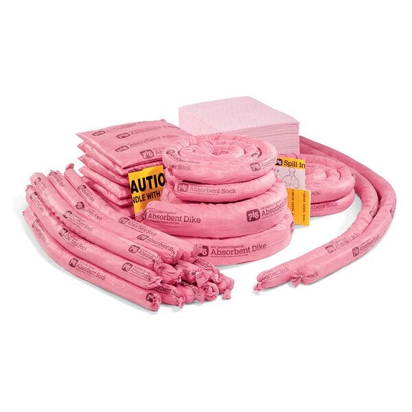 Kit antisversamento PIG in Contenitori da 360 litri ad alta visibilità