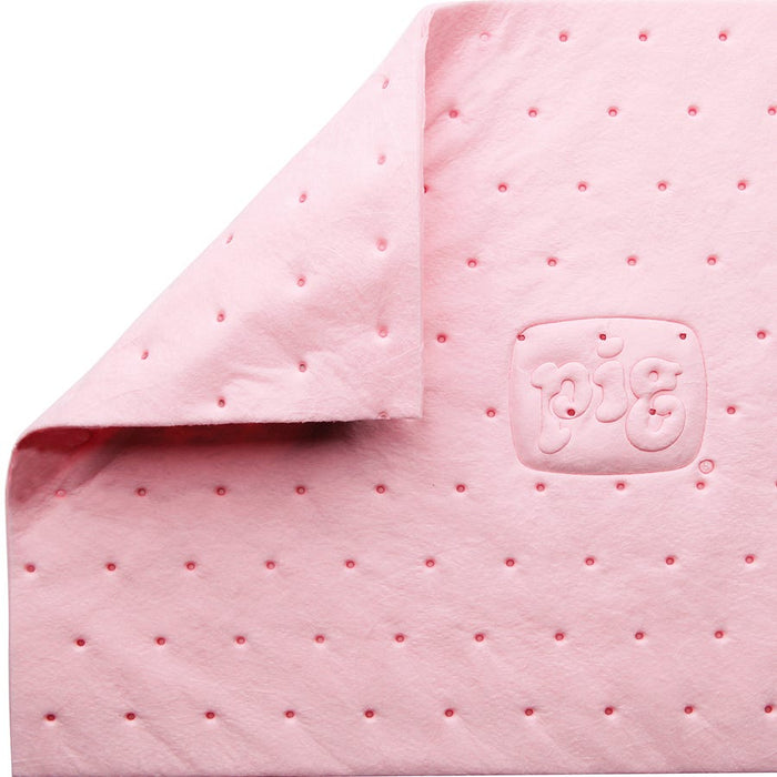 PIG HazMat Tappetino assorbente per prodotti chimici – 38 cm x 51 cm – 100 Tamponi / Sacco