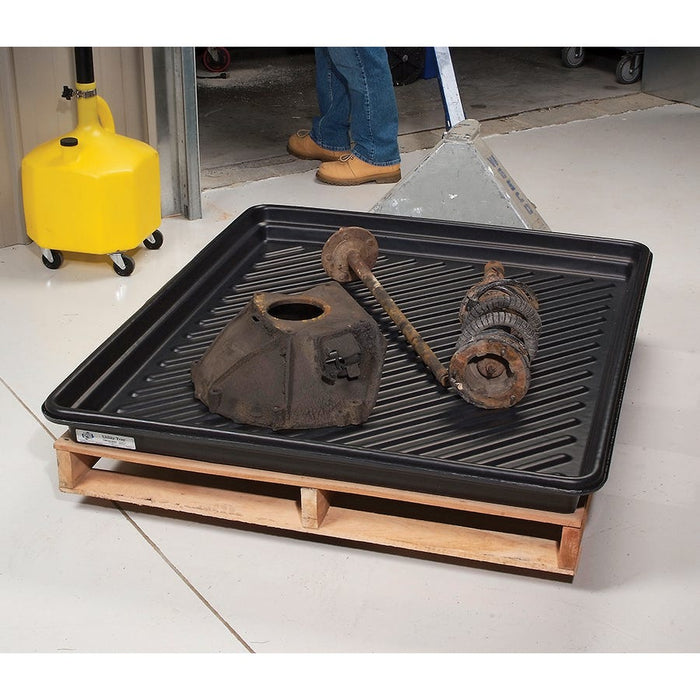 Vasca di contenimento per pallet PIG – 111 cm larghezza x 131 cm lunghezza x 10 cm altezza